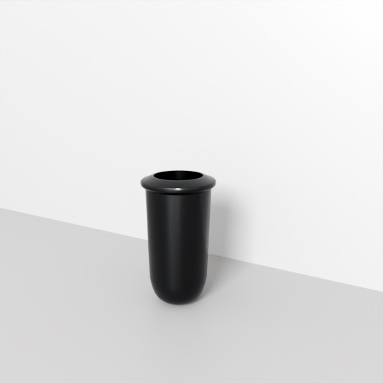 Monument ceramic vase insert black